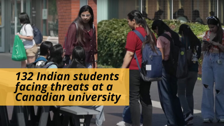 It's hard for 132 Indian students at a Canadian university to get feedback on their school work because they're facing threats of being blocked and encountering impolite behavior